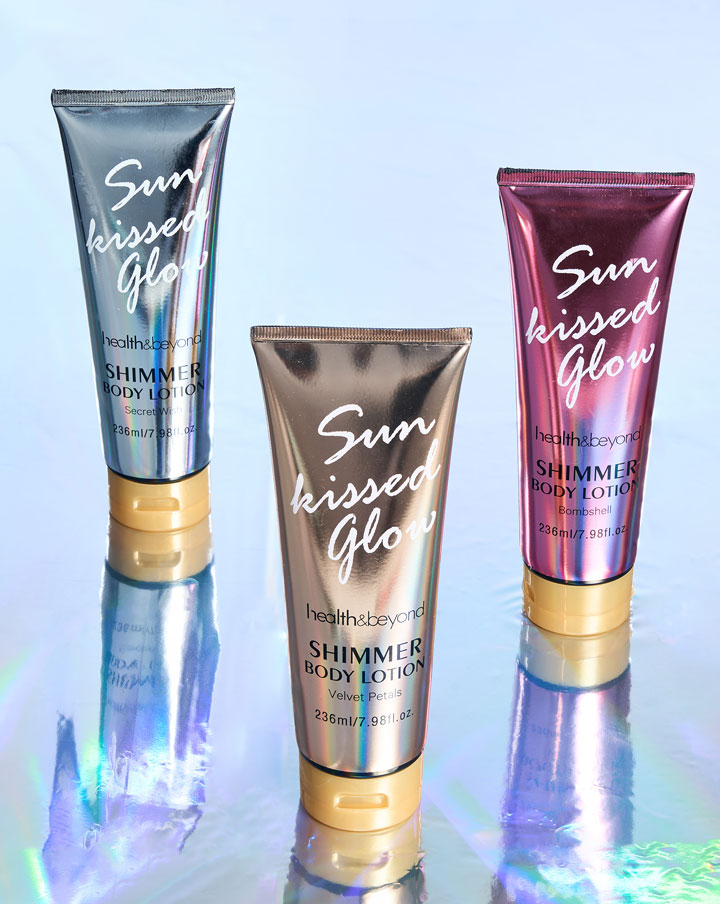 Glanzende bodylotion