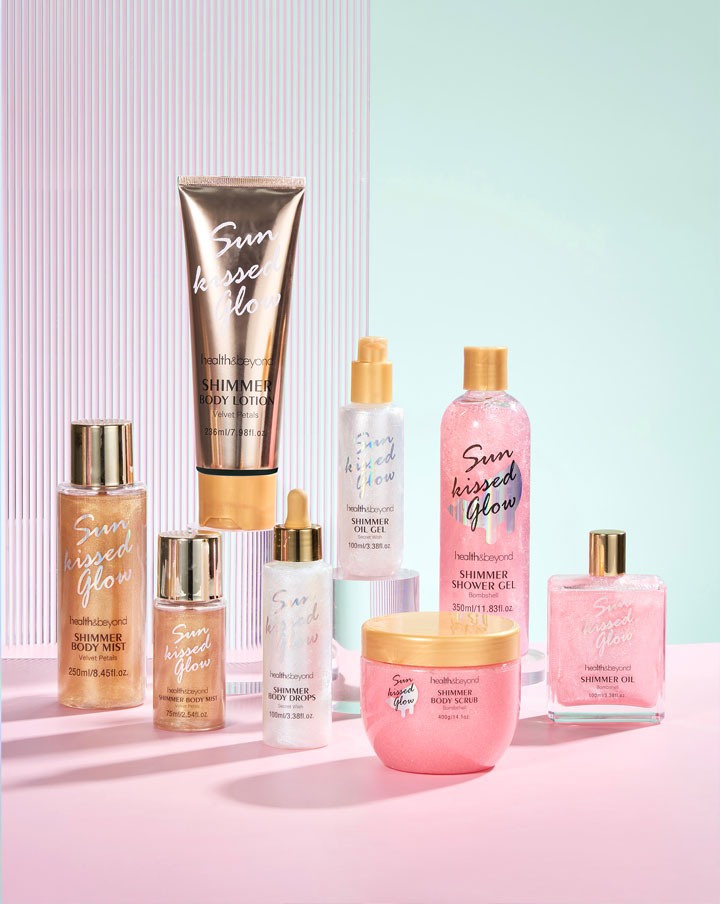 Glanzende bodylotion