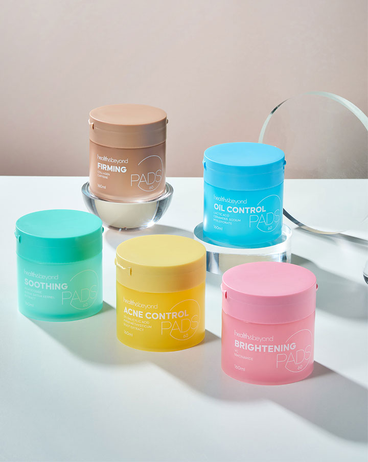 Verzachtende en hydraterende wattenschijfjes