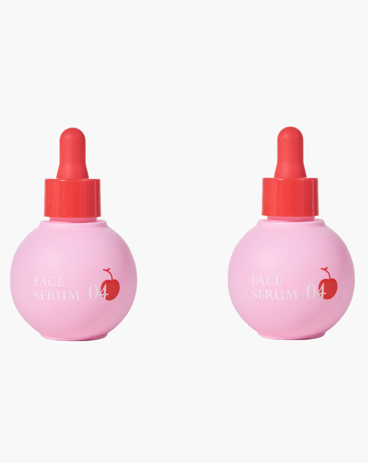 Kersenkleurig verhelderend herstellend serum