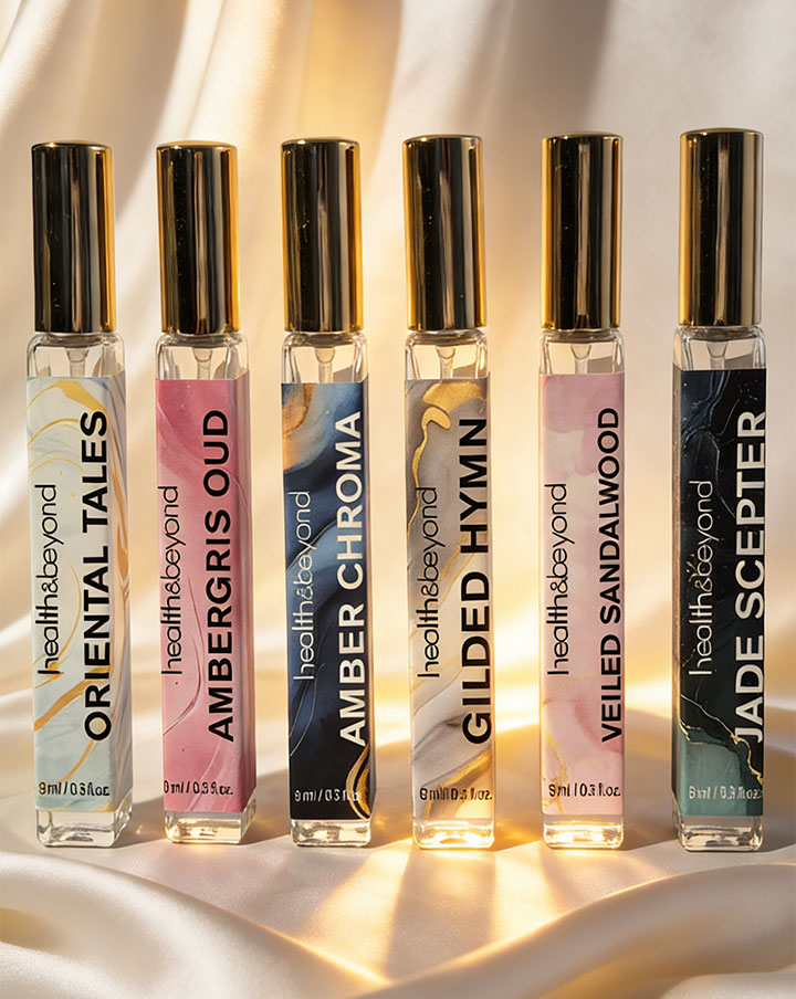 Oosterse zijde parfumcollectie