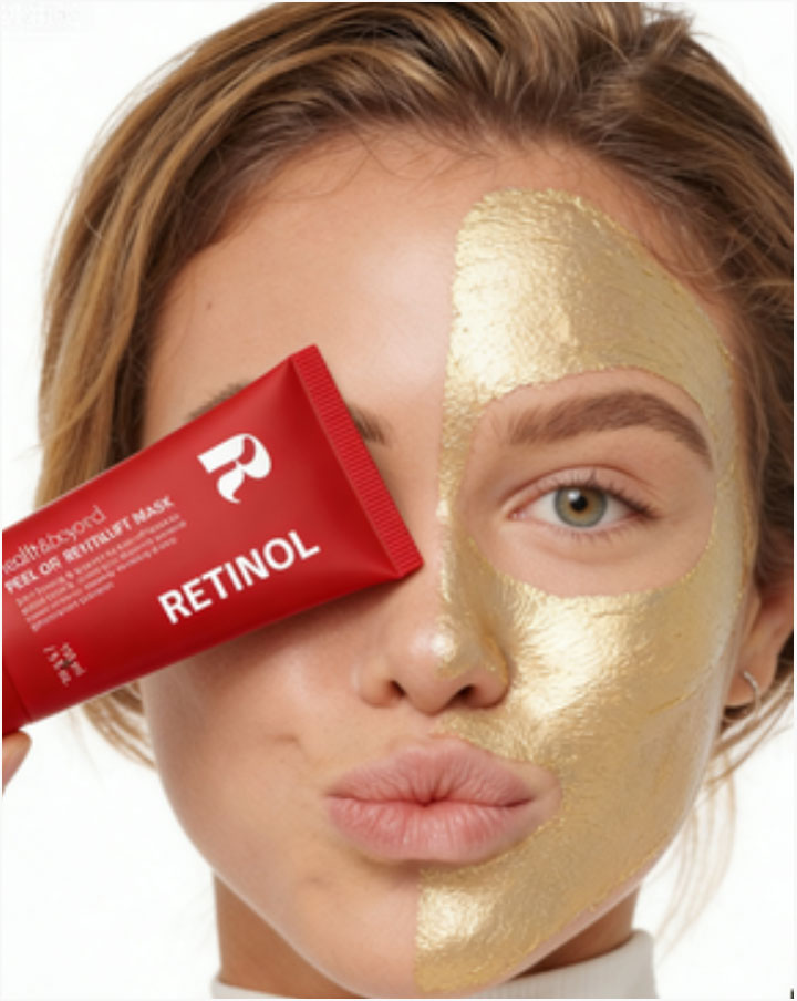 Glanzend peel-off masker