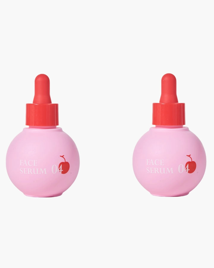 Kersenkleurig verhelderend herstellend serum