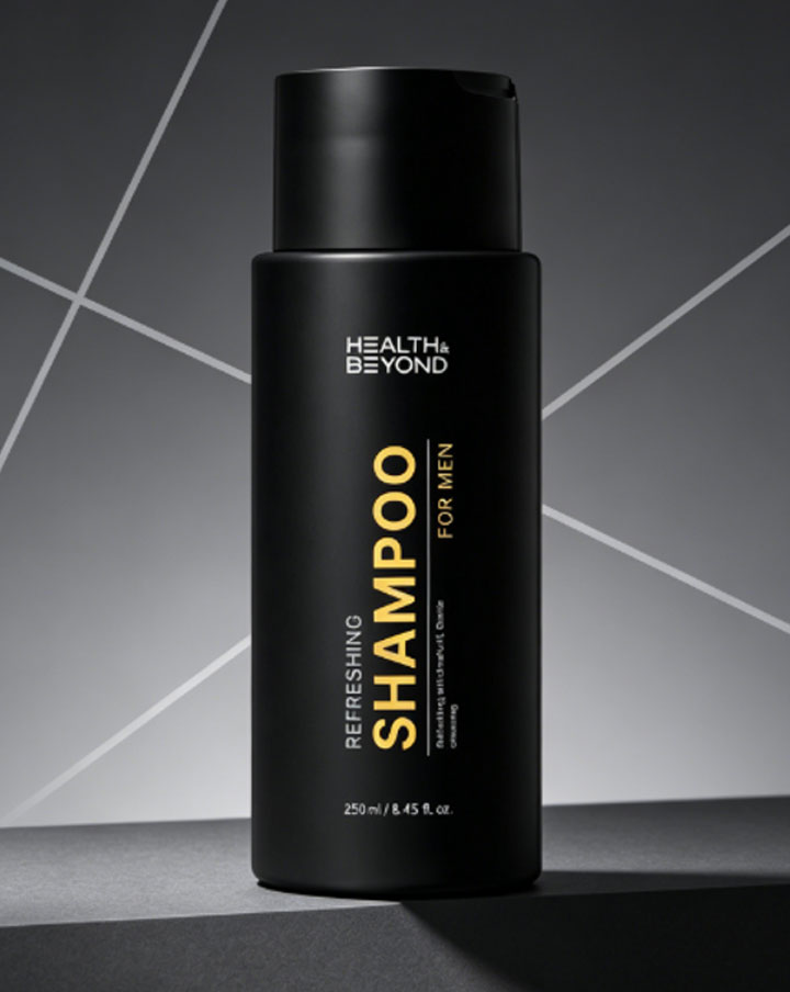 Verfrissende shampoo voor mannen