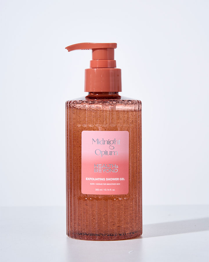Exfoli&euml;rende douchegel