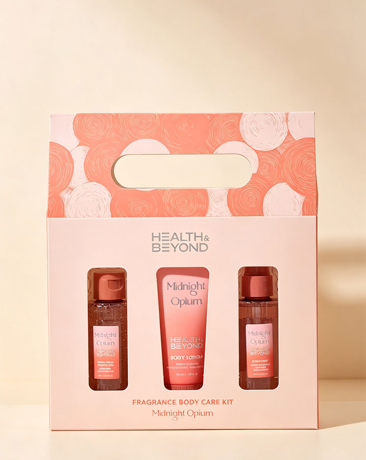 lichaamsverzorgingsset voor op reis body care travel set
