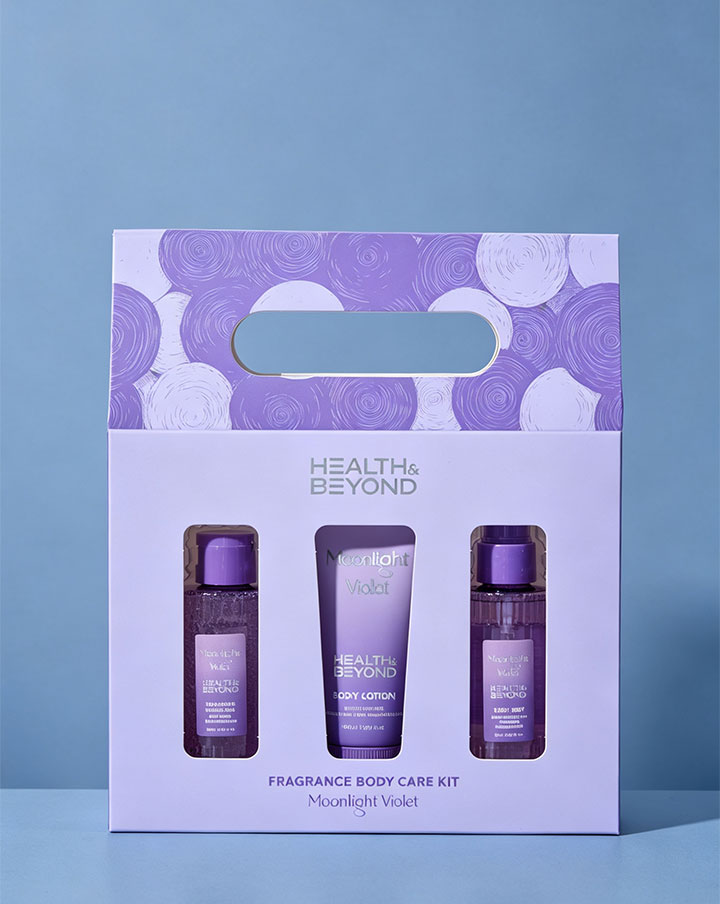 lichaamsverzorgingsset voor op reis body care travel set