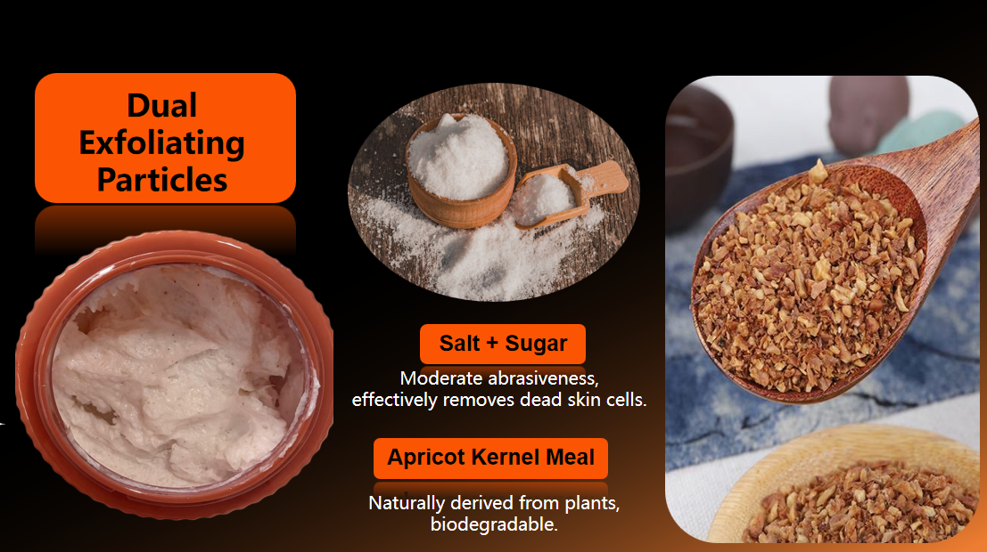 Bodyscrub met dubbele exfoliërende deeltjes Dual Exfoliating Particles body scrub